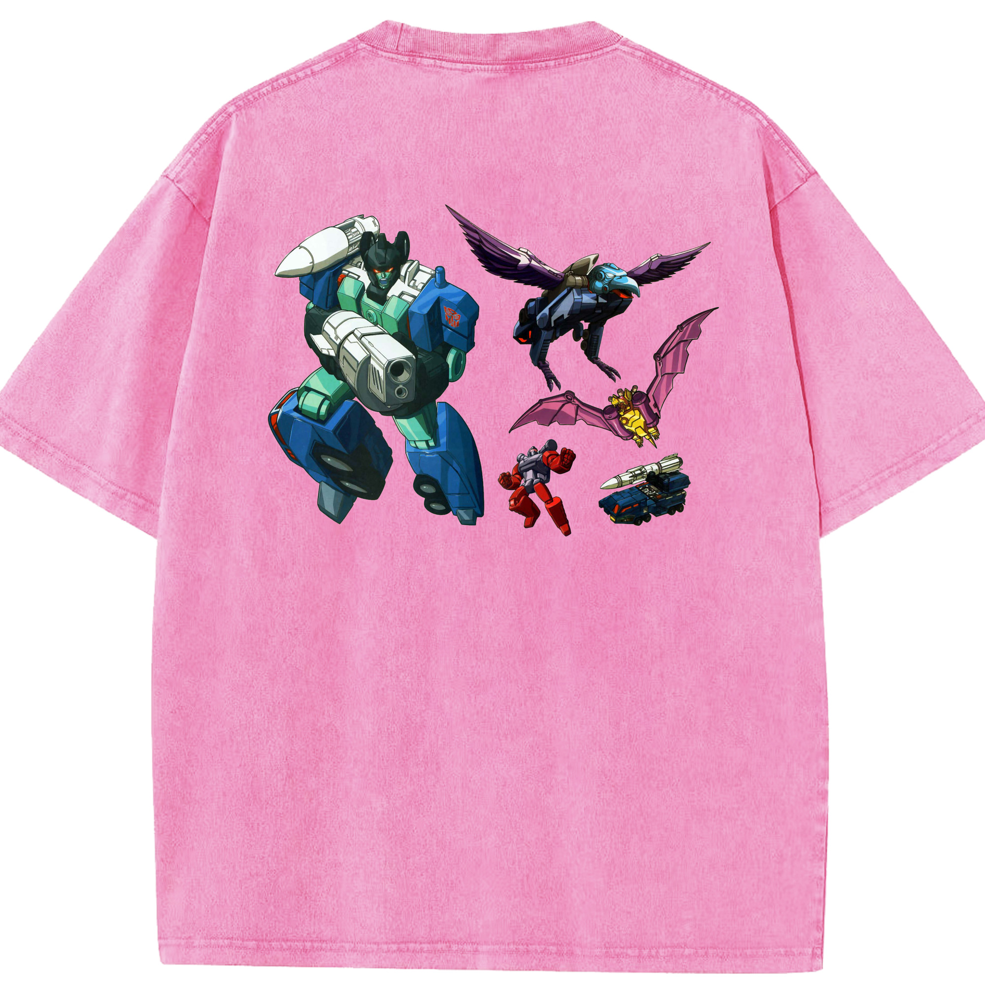 （画像用）  綿100% ヴィンテージ風 半袖Tシャツ（背面プリント）